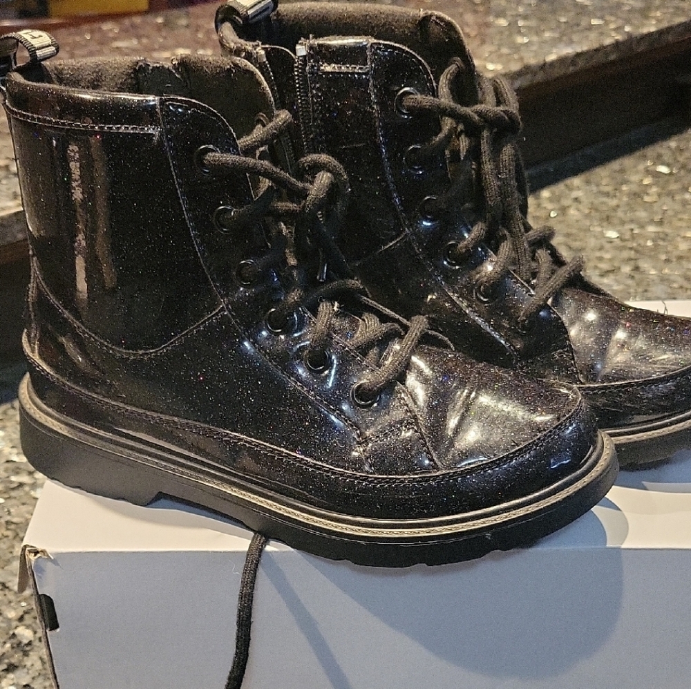 UGG Black Classic Boots with Durable Rubber Soles
